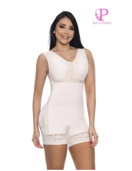 faja reductora pitbull beige delantera fp709