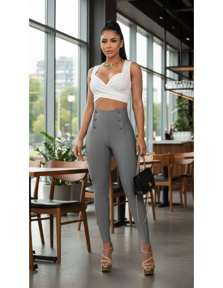 legguin efecto lipo pitbull delantera gris jp3201