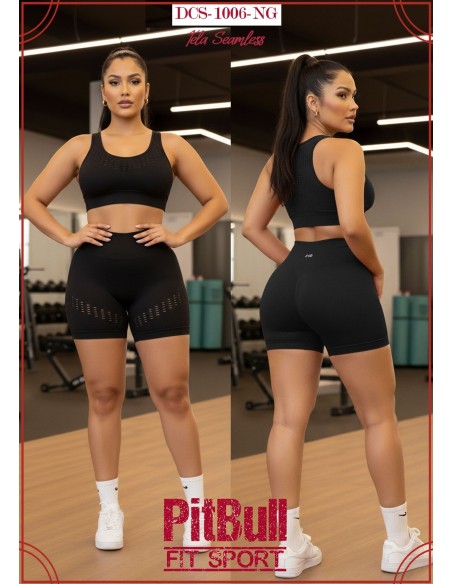 conjunto deportivo colombiano pitbull negro dcs1006