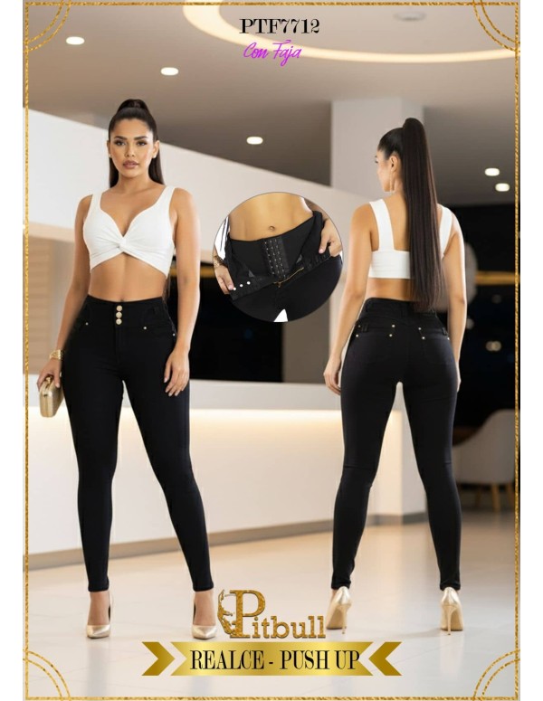 pantalon colombiano pitbull negro ptf7712