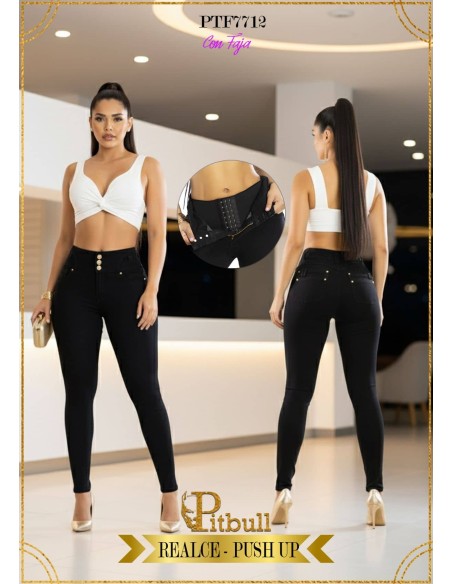 pantalon colombiano pitbull negro ptf7712