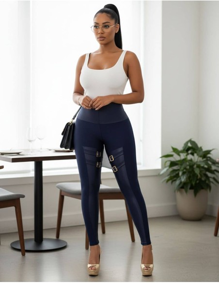 leggin reductor pitbull azul delantera le2096