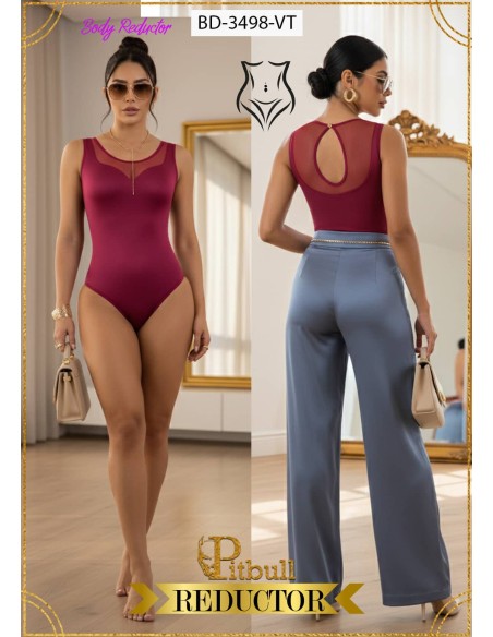 body reductor pitbull vino tinto bd3498