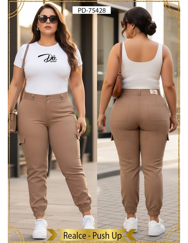 pantalon vaquero do jeans marron pd75428