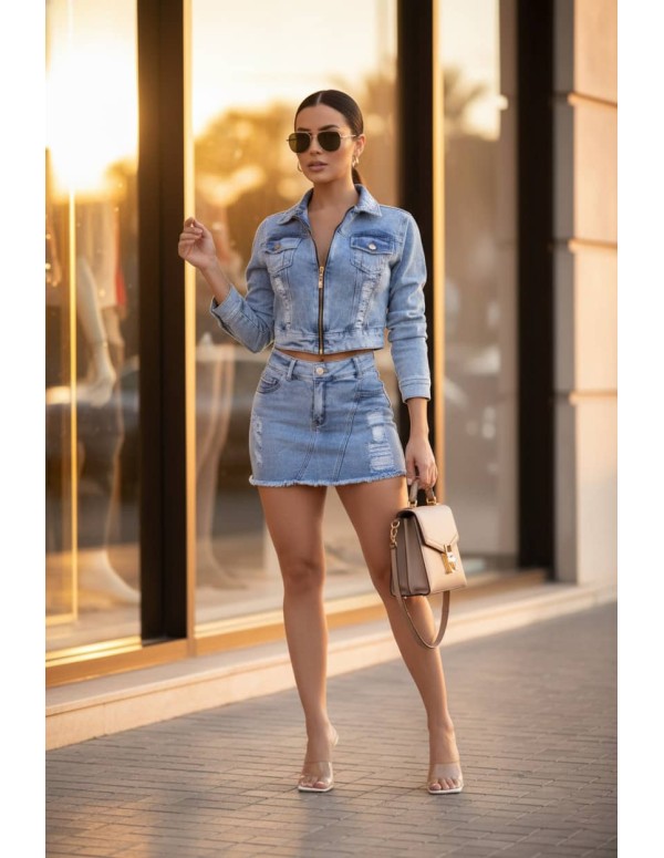 Conjunto Vaquero Falda - CF7397