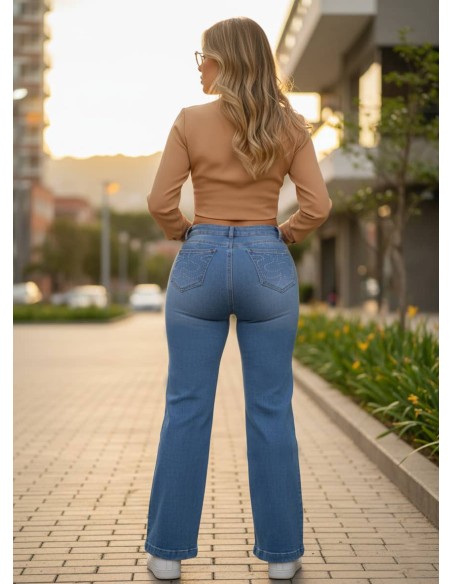 jean colombiano pitbull trasera azul pc7727