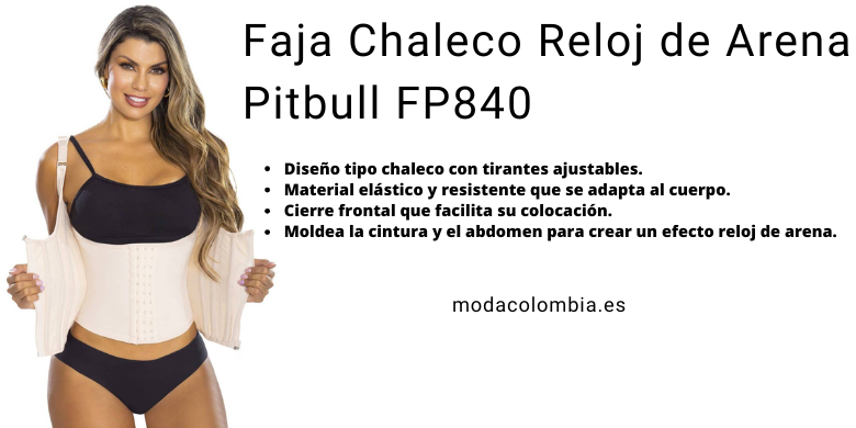 Cinta Colete Relógio de Areia Pitbull FP840: Modele Seu Corpo com Estilo e Conforto