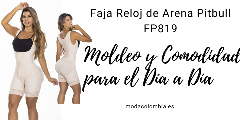 Faja Pitbull FP819-BG: Conforto e Modelagem para o Dia a Dia
